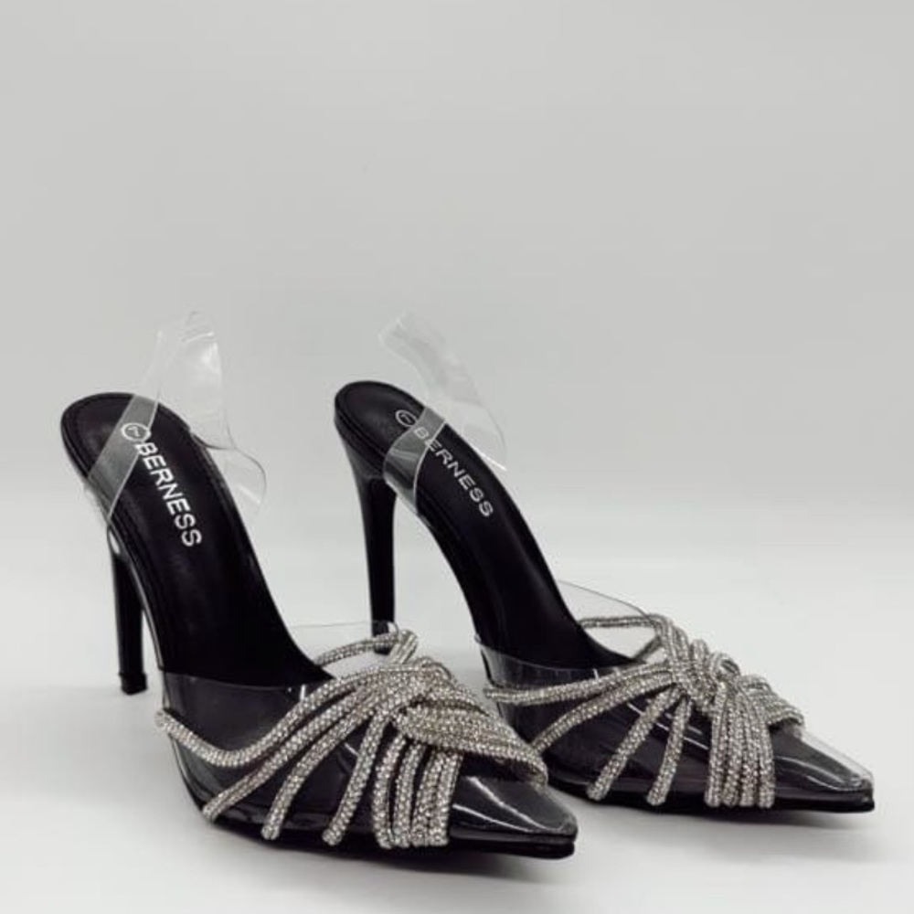 Pointed Rhinestone Heels - Picture 3 of 3